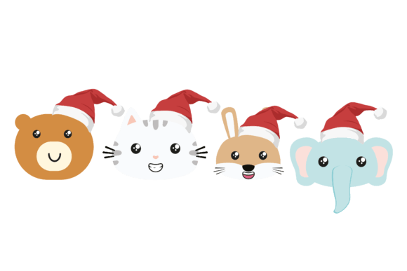Charming Cute Animal Christmas Design for Holiday Creativity