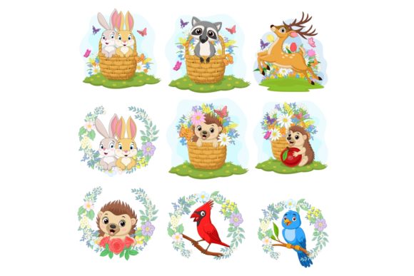 Enchanting Autumn Forest Animal Bundle for Your Projects