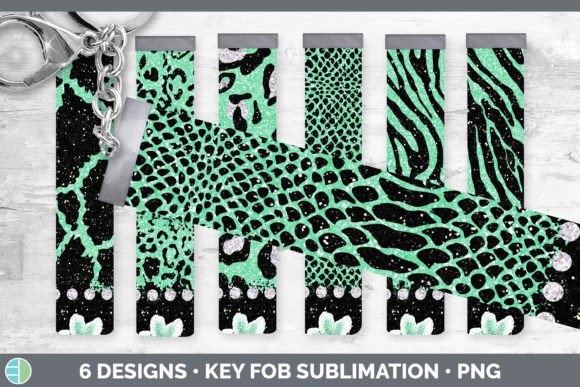 Green Animal Print Key Fob: Unleashing Wild Style