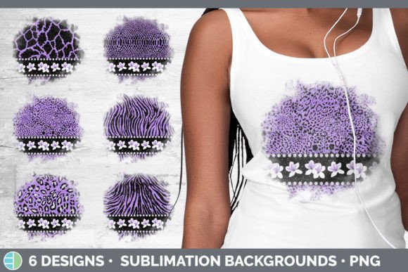 Purple Animal Print Background | Flower: A Wildly Creative Design Asset