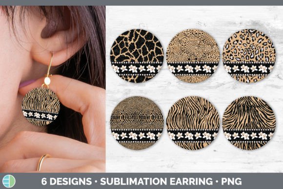 Tan Animal Print Round Earring: A Sublima Design Deep Dive