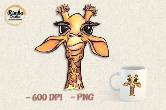 Whimsical Charm: Using Giraffe Watercolor Clipart